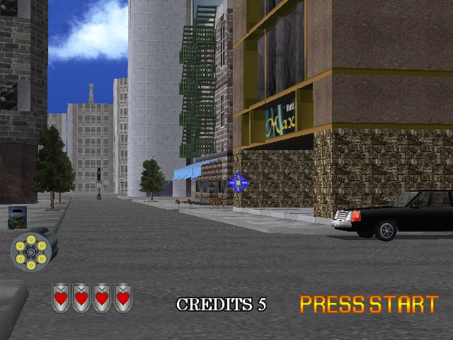 Virtua Cop 2 - Dreamcast game screenshot (2000) by Sega
